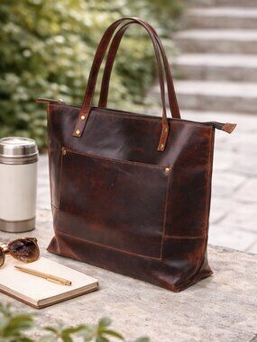 Artizanni Genuine Leather Womens Vintage Tote Handcrafted leather BOXING DAY DEA